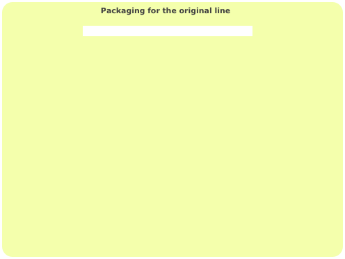 Packaging for the original line
Click here to learn about the different box types